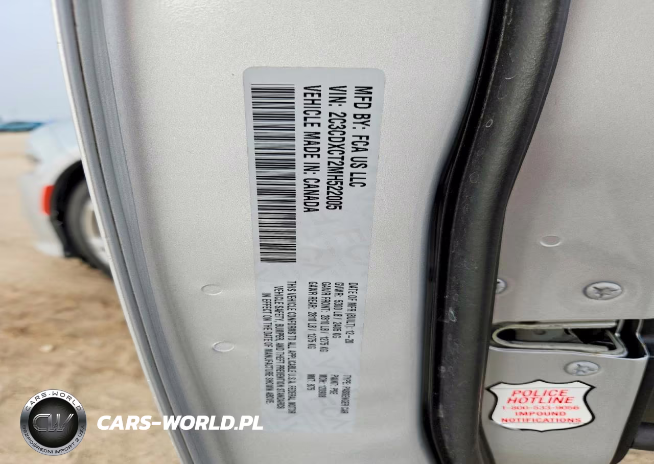 2021 Dodge Charger R-T VIN:2C3CDXCT2MH522005 - 12