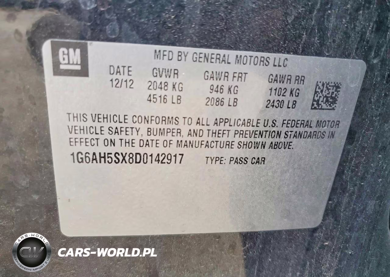 2013 Cadillac Ats Luxury VIN:1G6AH5SX8D0142917 - 12