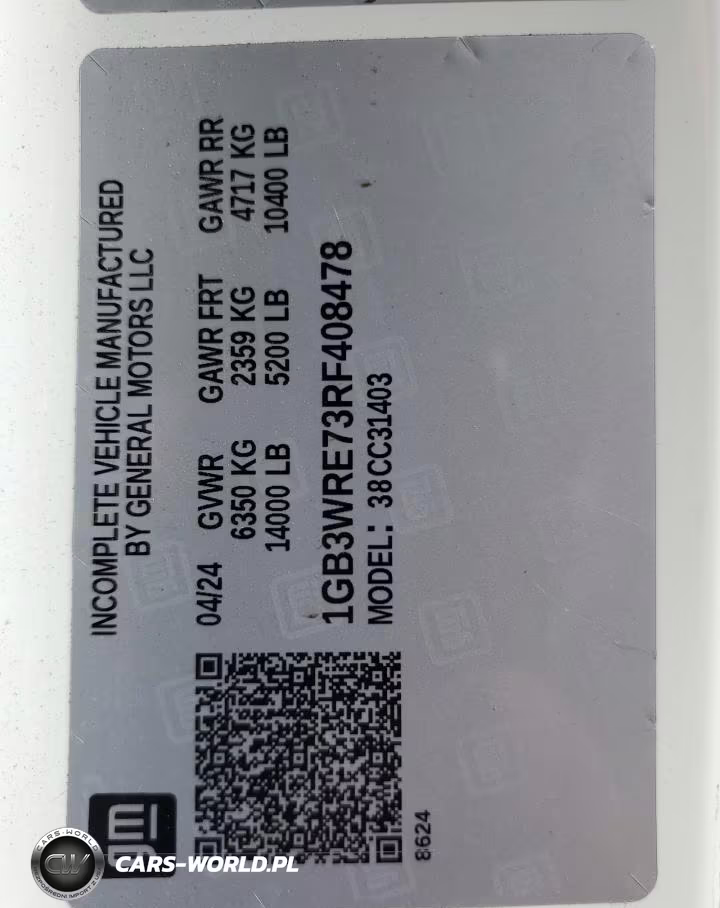 2024 Chevrolet Silverado C3500 VIN:1GB3WRE73RF408478 - 12