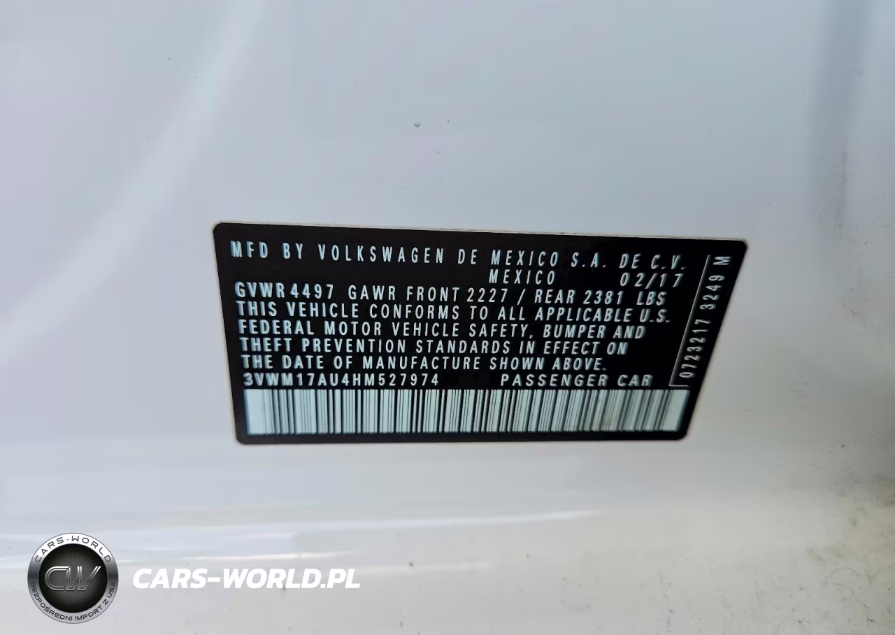 2017 Volkswagen Golf Alltrack S VIN:3VWM17AU4HM527974 - 12