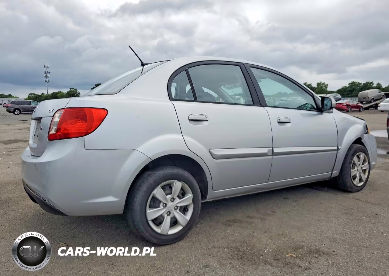 2011 Kia Rio Lx VIN:KNADH4A35B6949373 - 3