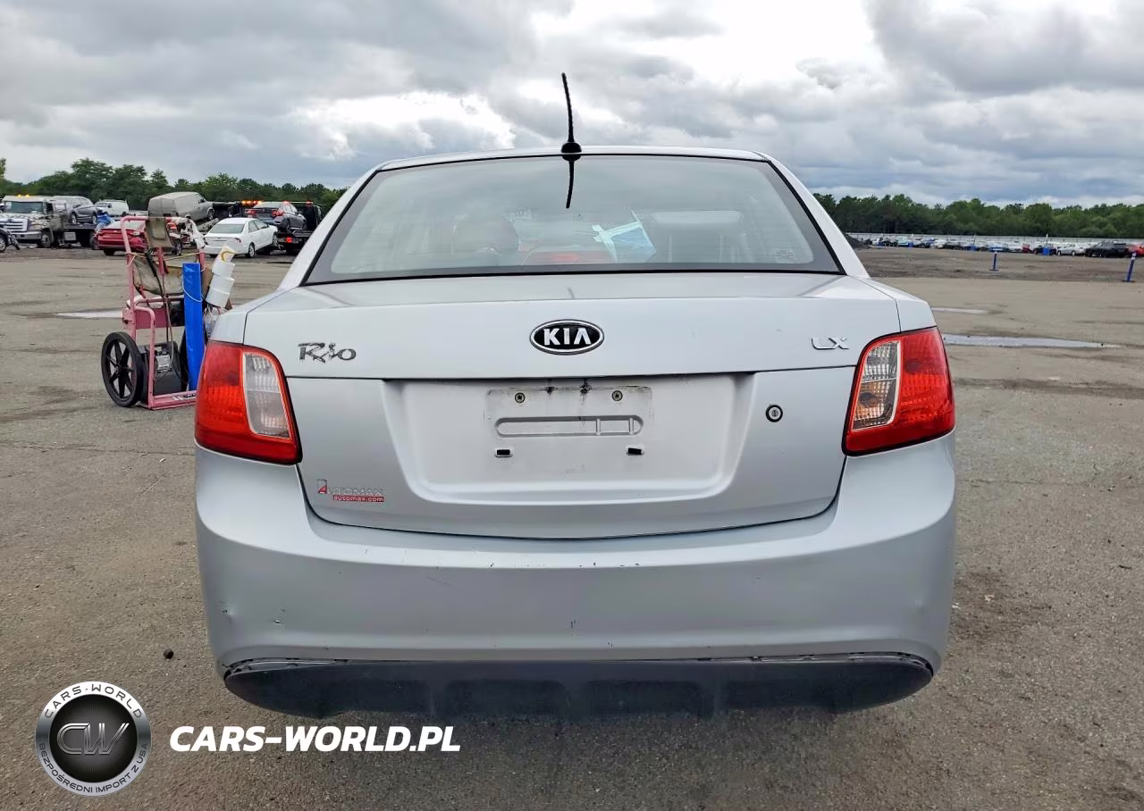 2011 Kia Rio Lx VIN:KNADH4A35B6949373 - 6