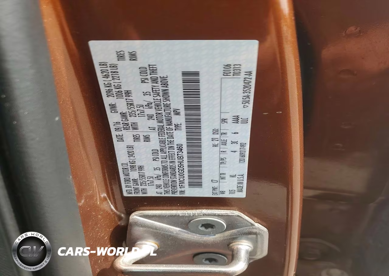 2017 Ford Escape Se VIN:1FMCU0GD5HUB73460 - 13