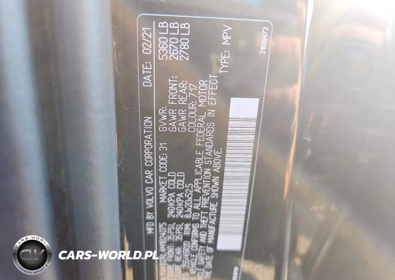 2021 Volvo Xc60 T5 Inscription VIN:YV4102RL4M1824075 - 12