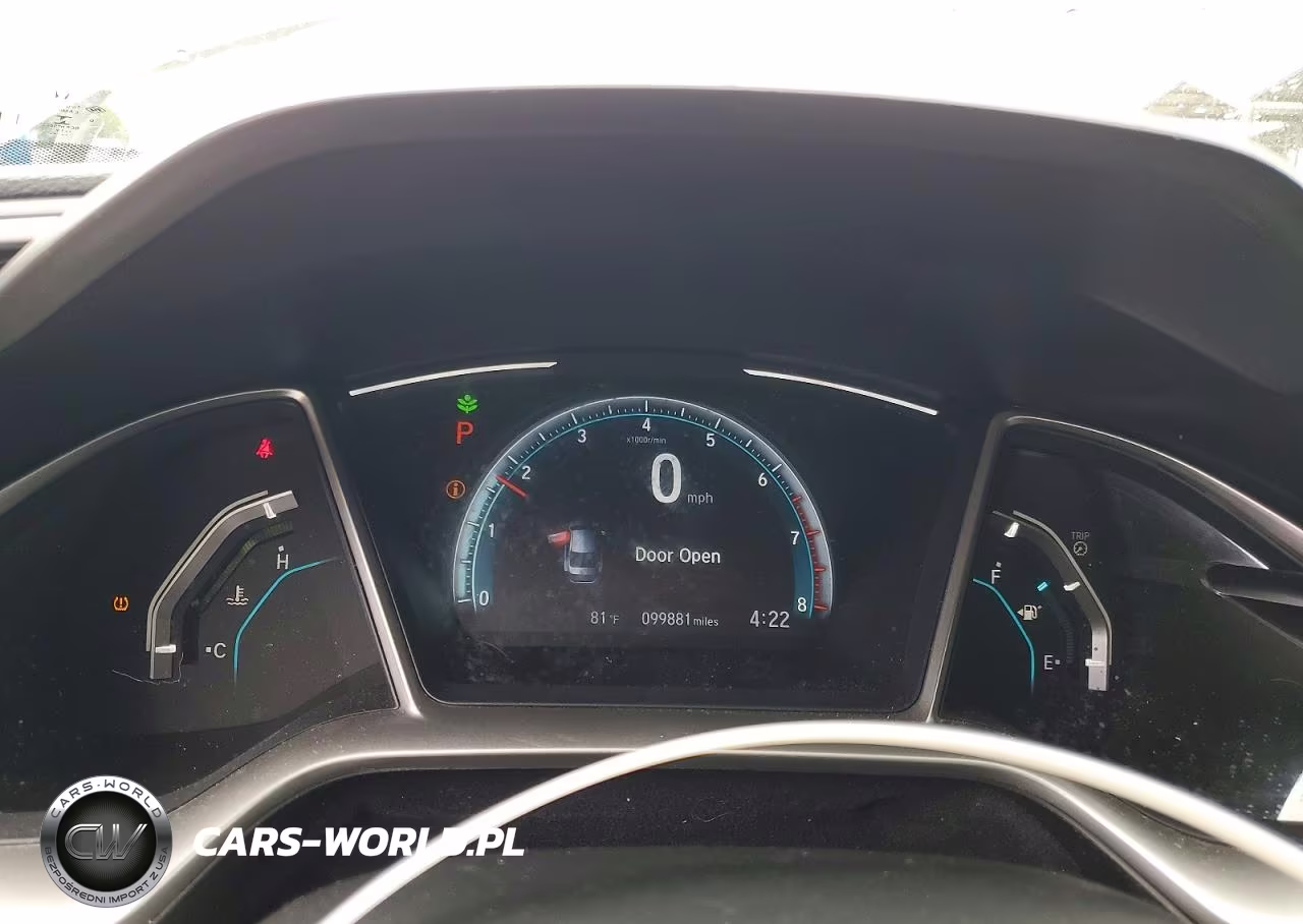 2019 Honda Civic Ex VIN:19XFC1F35KE008095 - 9
