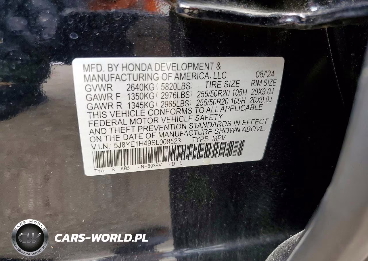 2025 Acura Mdx Technology VIN:5J8YE1H49SL008523 - 13