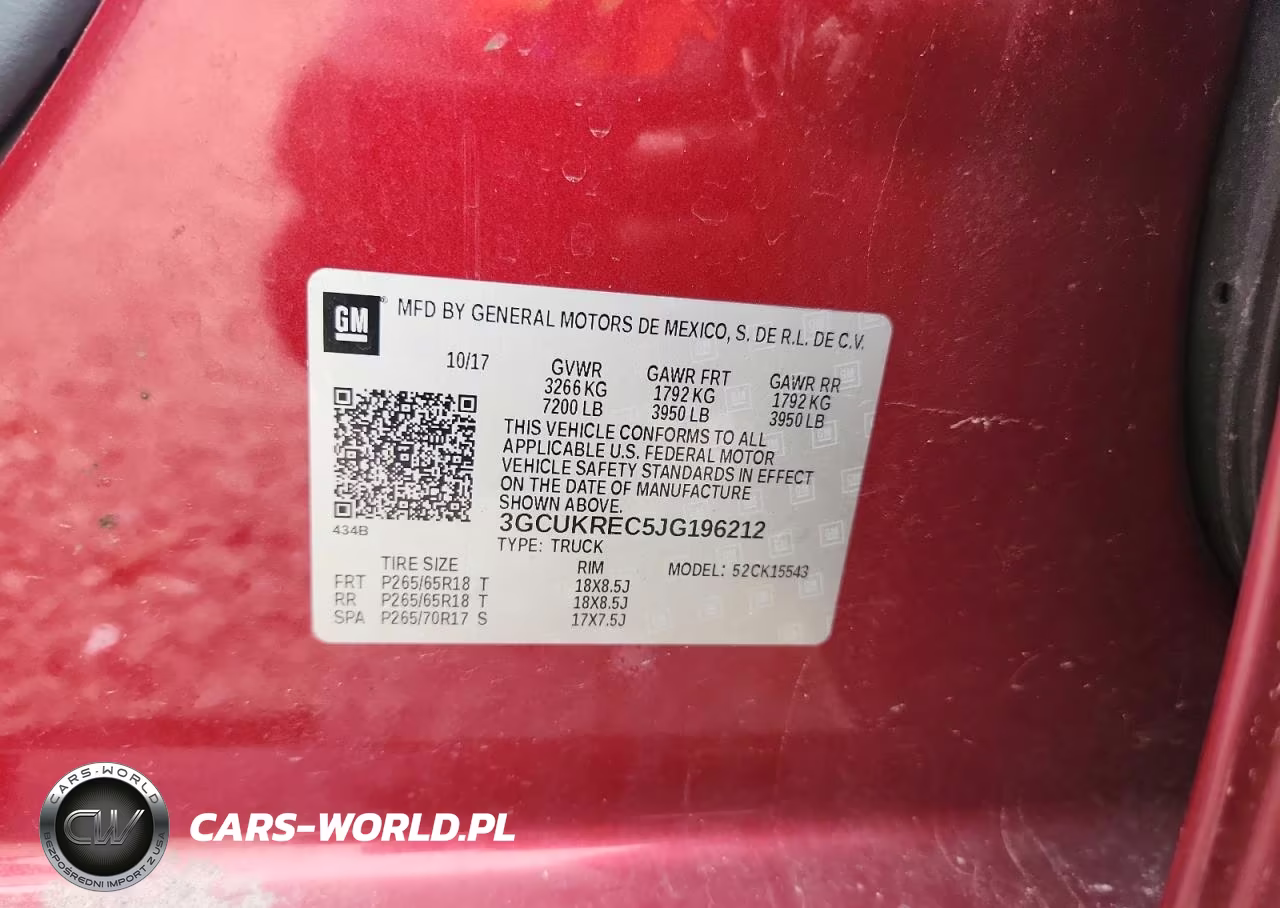 2018 Chevrolet Silverado K1500 Lt VIN:3GCUKREC5JG196212 - 12