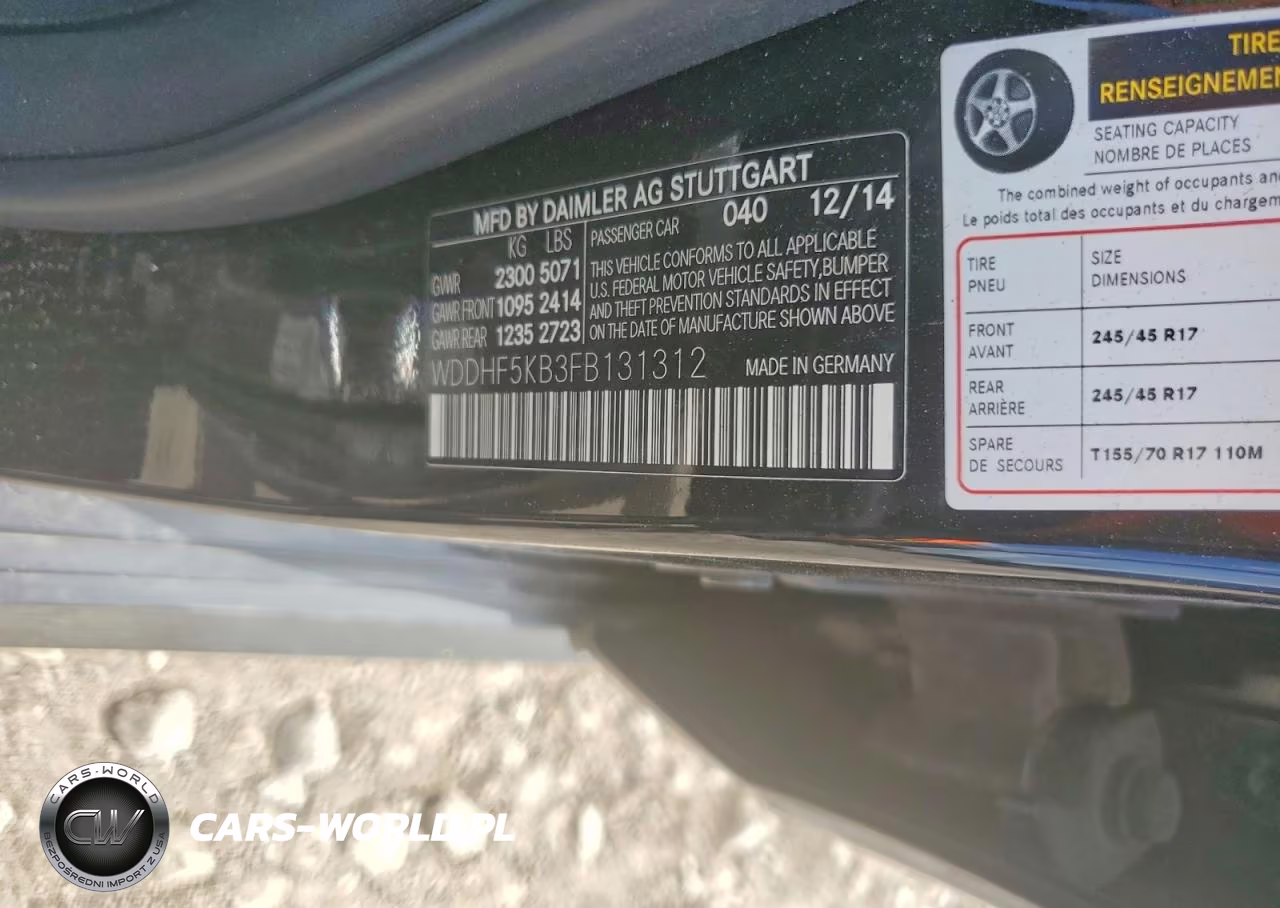 2015 Mercedes-Benz E 350 VIN:WDDHF5KB3FB131312 - 12