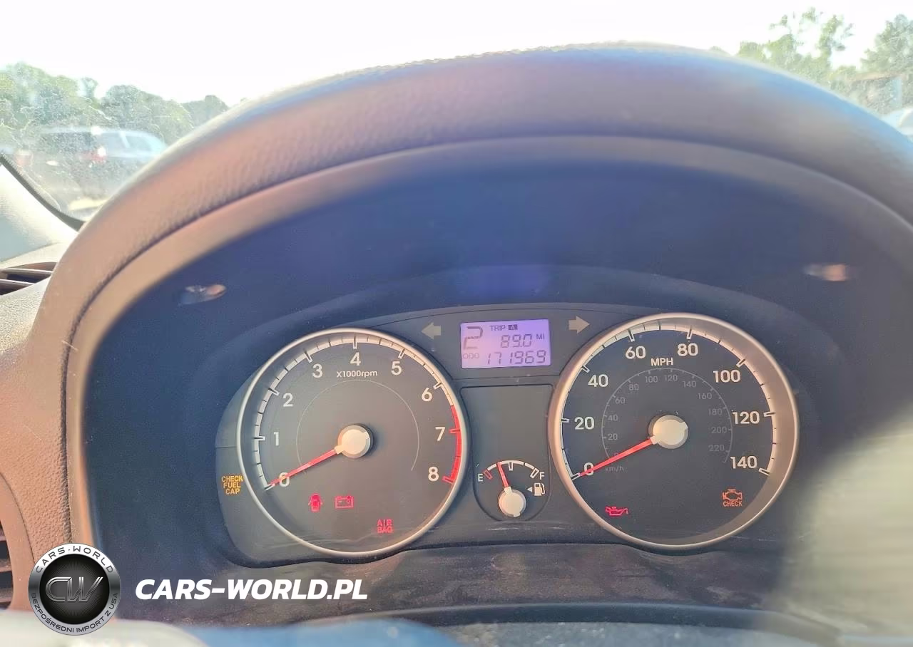 2010 Hyundai Accent Gls VIN:KMHCN4AC4AU469807 - 9