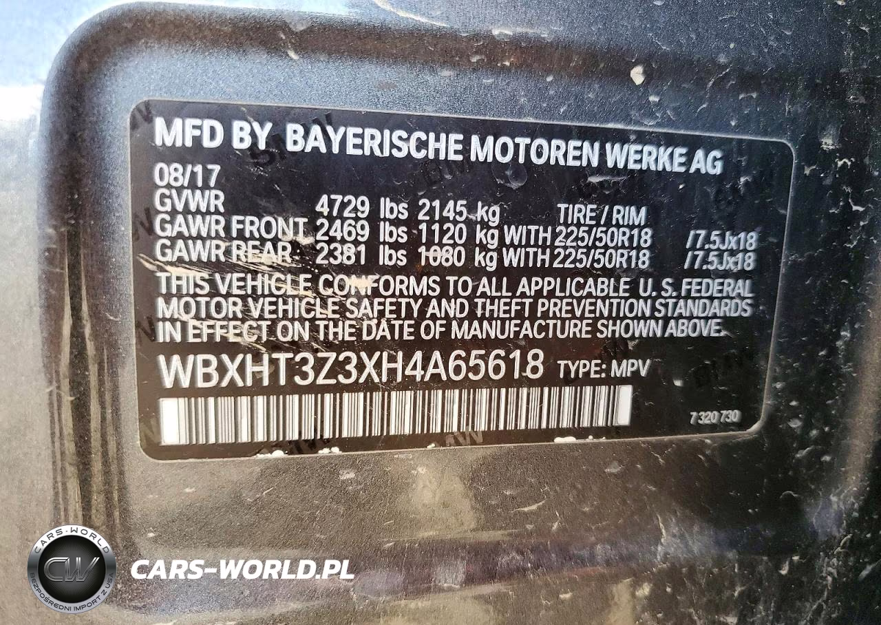 2017 BMW X1 xDrive28I VIN:WBXHT3Z3XH4A65618 - 13