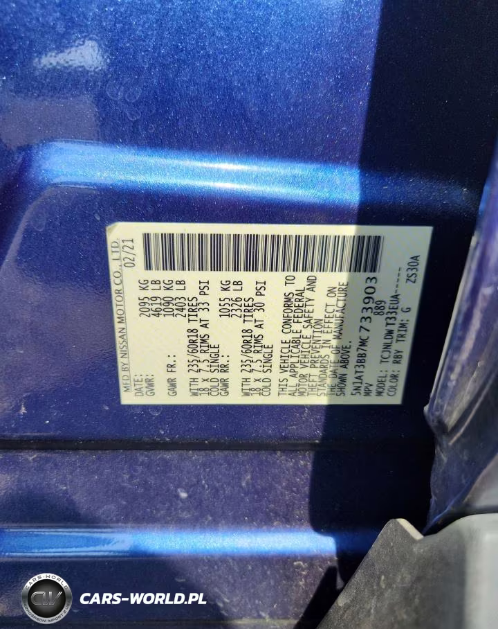 2021 Nissan Rogue Sv VIN:5N1AT3BB7MC733903 - 13