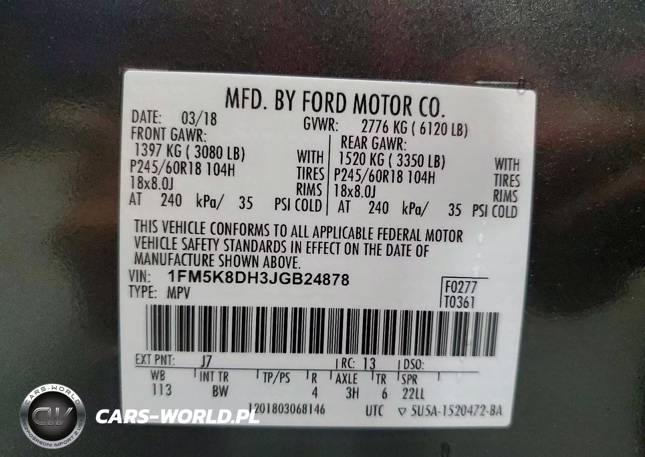 2018 Ford Explorer Xlt VIN:1FM5K8DH3JGB24878 - 13