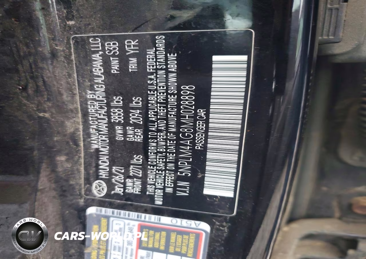 2021 Hyundai Elantra Sel VIN:5NPLM4AG8MH028898 - 13