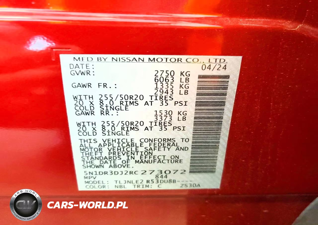 2024 Nissan Pathfinder Platinum VIN:5N1DR3DJ2RC273072 - 14