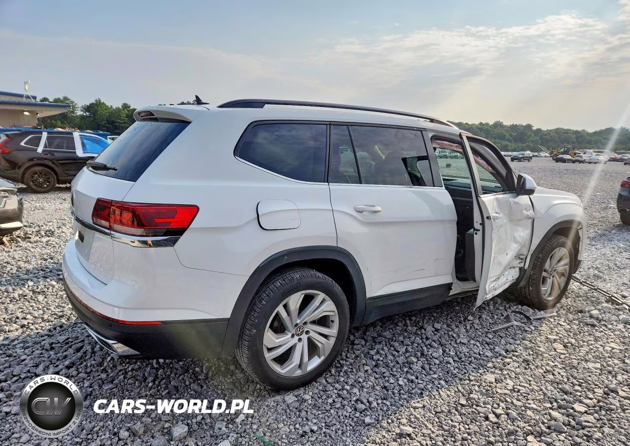 2021 Volkswagen Atlas Se VIN:1V2JR2CA2MC607398 - 3