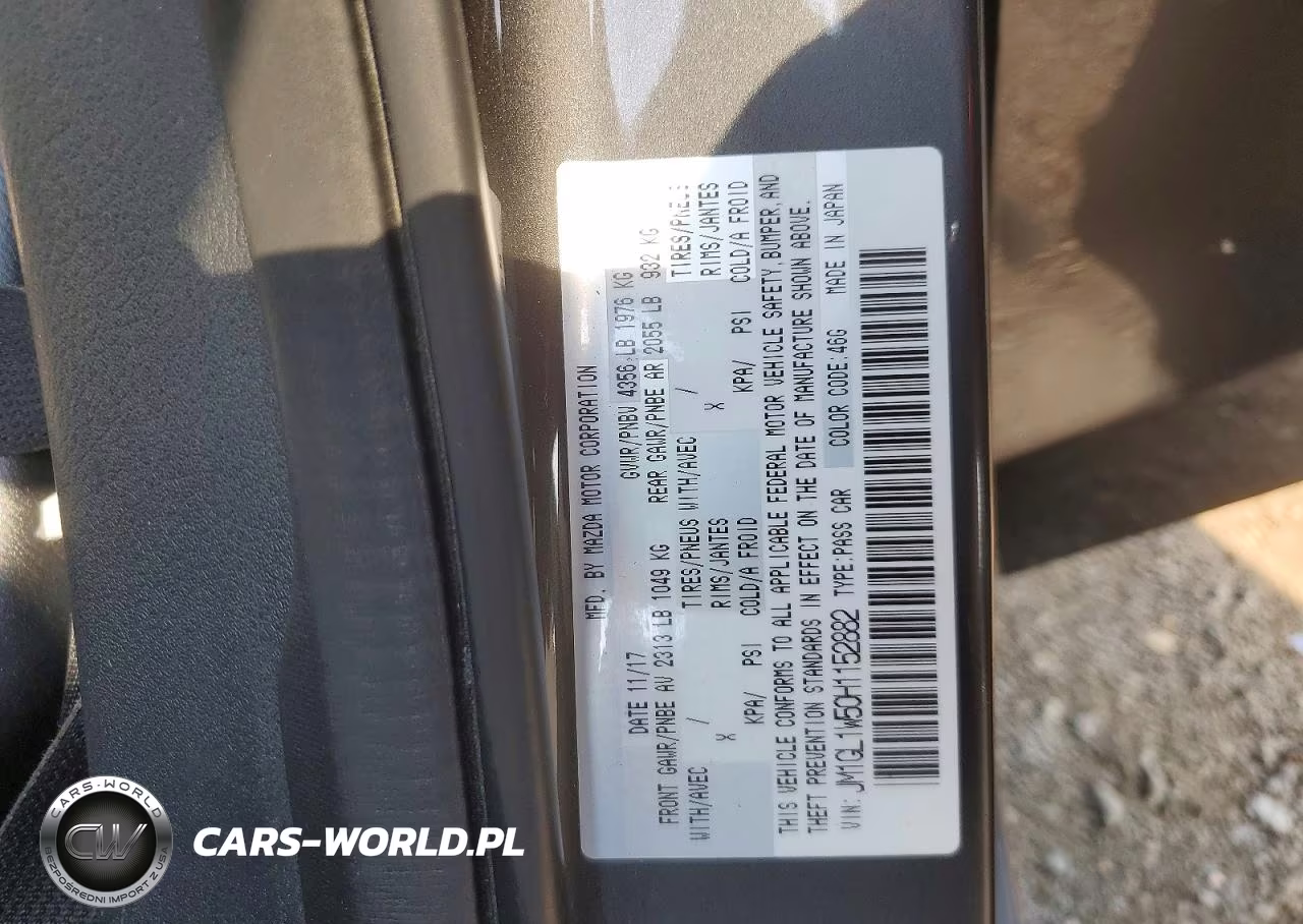 2017 Mazda 6 Grand Touring VIN:JM1GL1W50H1152882 - 12