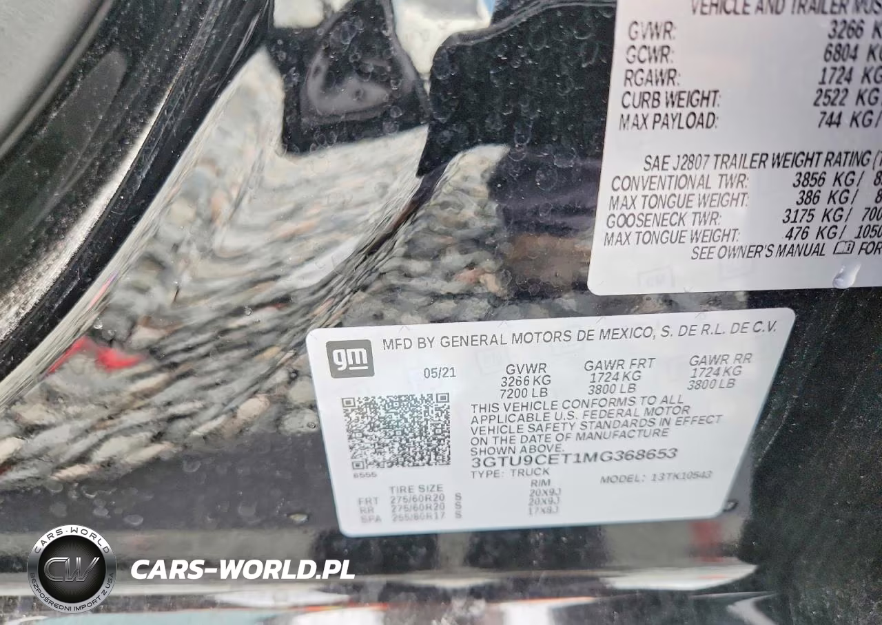 2021 GMC Sierra K1500 Elevation VIN:3GTU9CET1MG368653 - 12