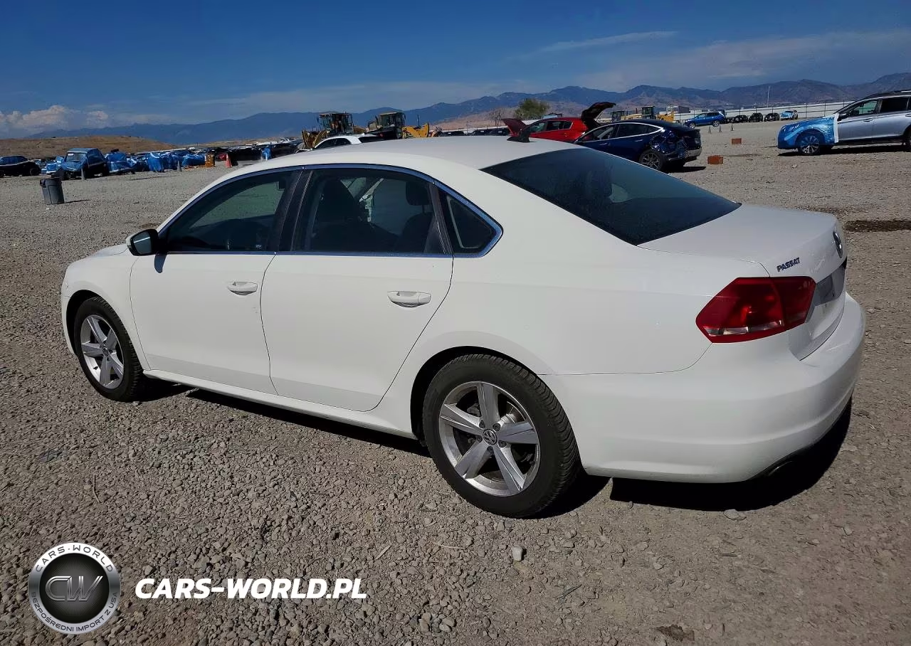 2013 Volkswagen Passat Se VIN:1VWBP7A34DC124442 - 2