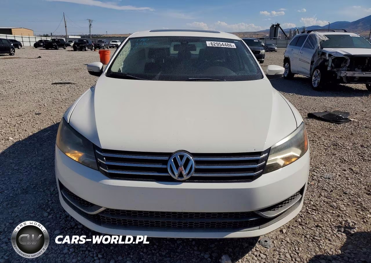 2013 Volkswagen Passat Se VIN:1VWBP7A34DC124442 - 5