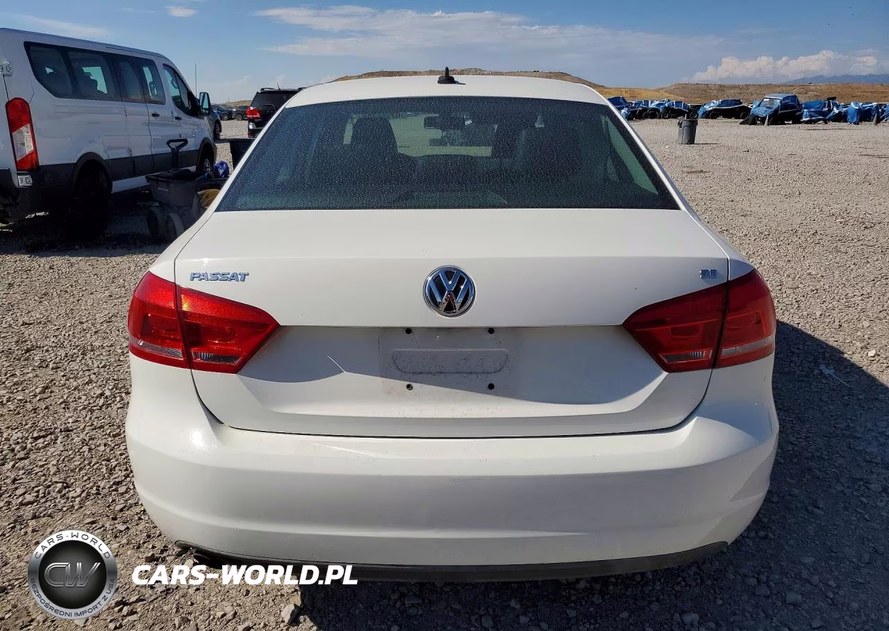 2013 Volkswagen Passat Se VIN:1VWBP7A34DC124442 - 6