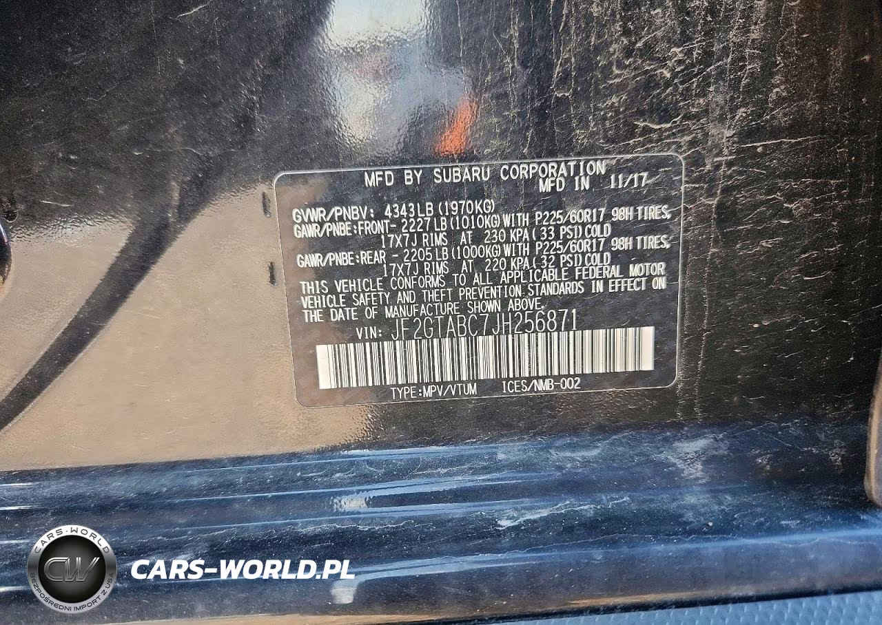 2018 Subaru Crosstrek Premium VIN:JF2GTABC7JH256871 - 14