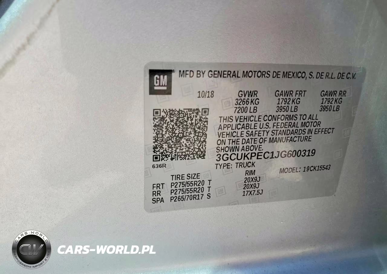 2018 Chevrolet Silverado K1500 Custom VIN:3GCUKPEC1JG600319 - 12