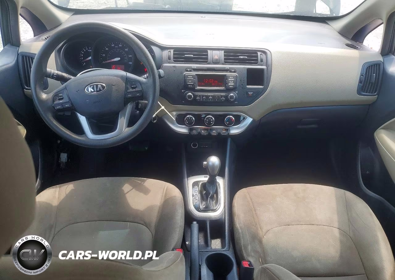 2014 Kia Rio Lx VIN:KNADM5A32E6406195 - 8