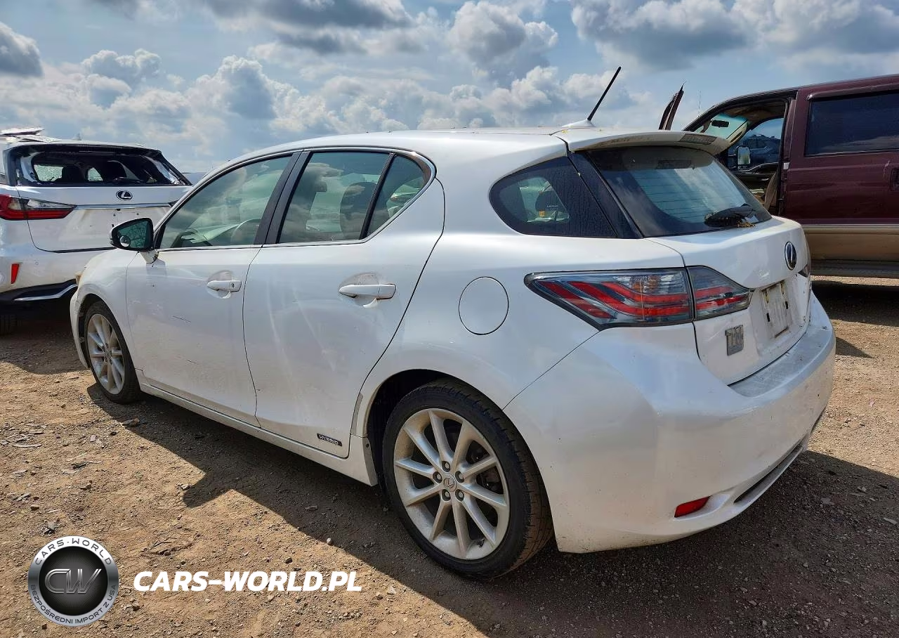 2012 Lexus Ct 200 VIN:JTHKD5BH1C2072250 - 2