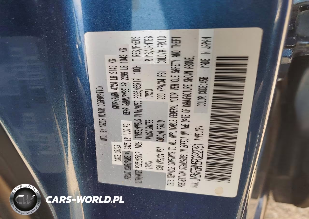 2023 Mazda Cx-5 VIN:JM3KFBAM6P0282781 - 12