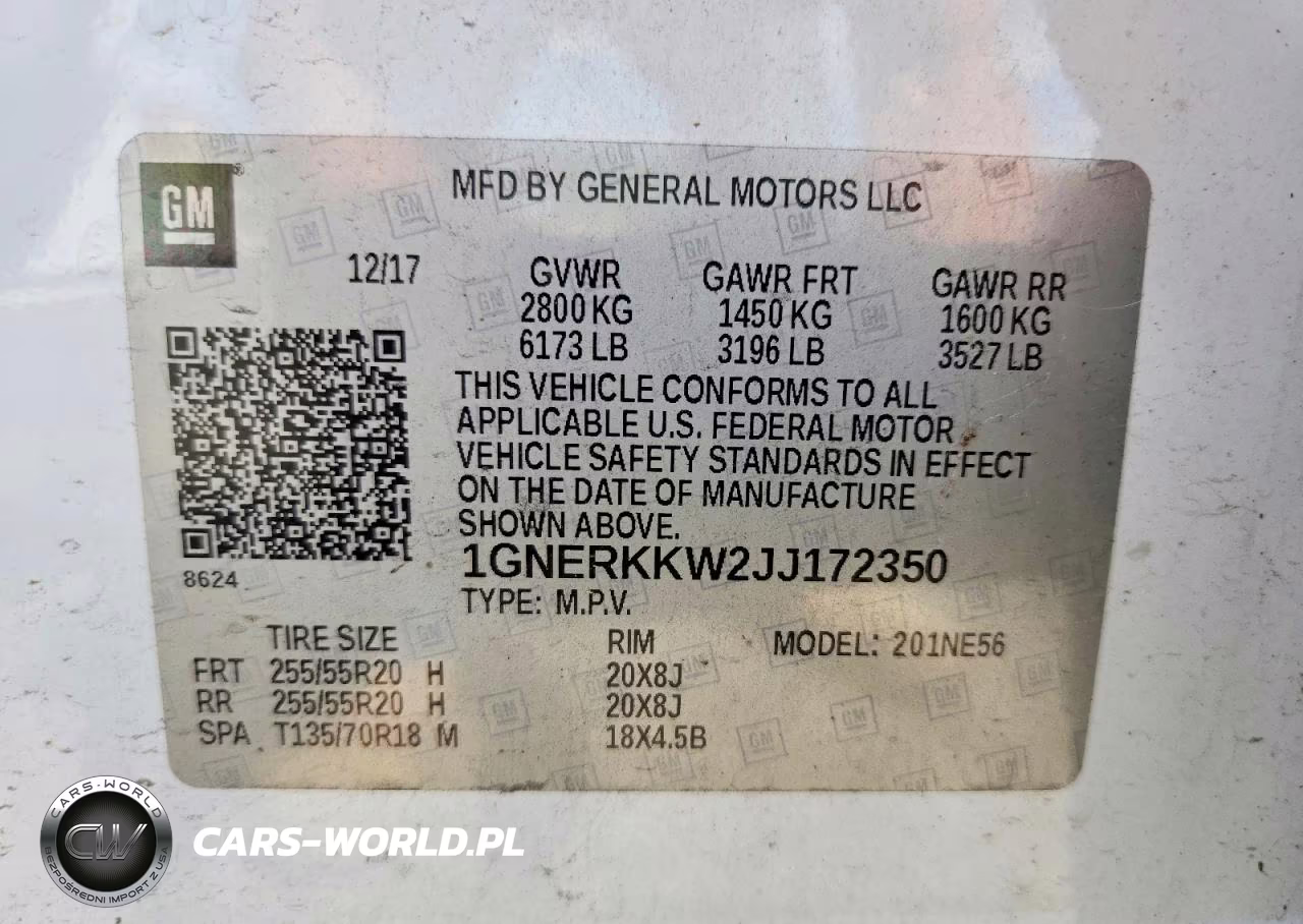 2018 Chevrolet Traverse Premier VIN:1GNERKKW2JJ172350 - 14