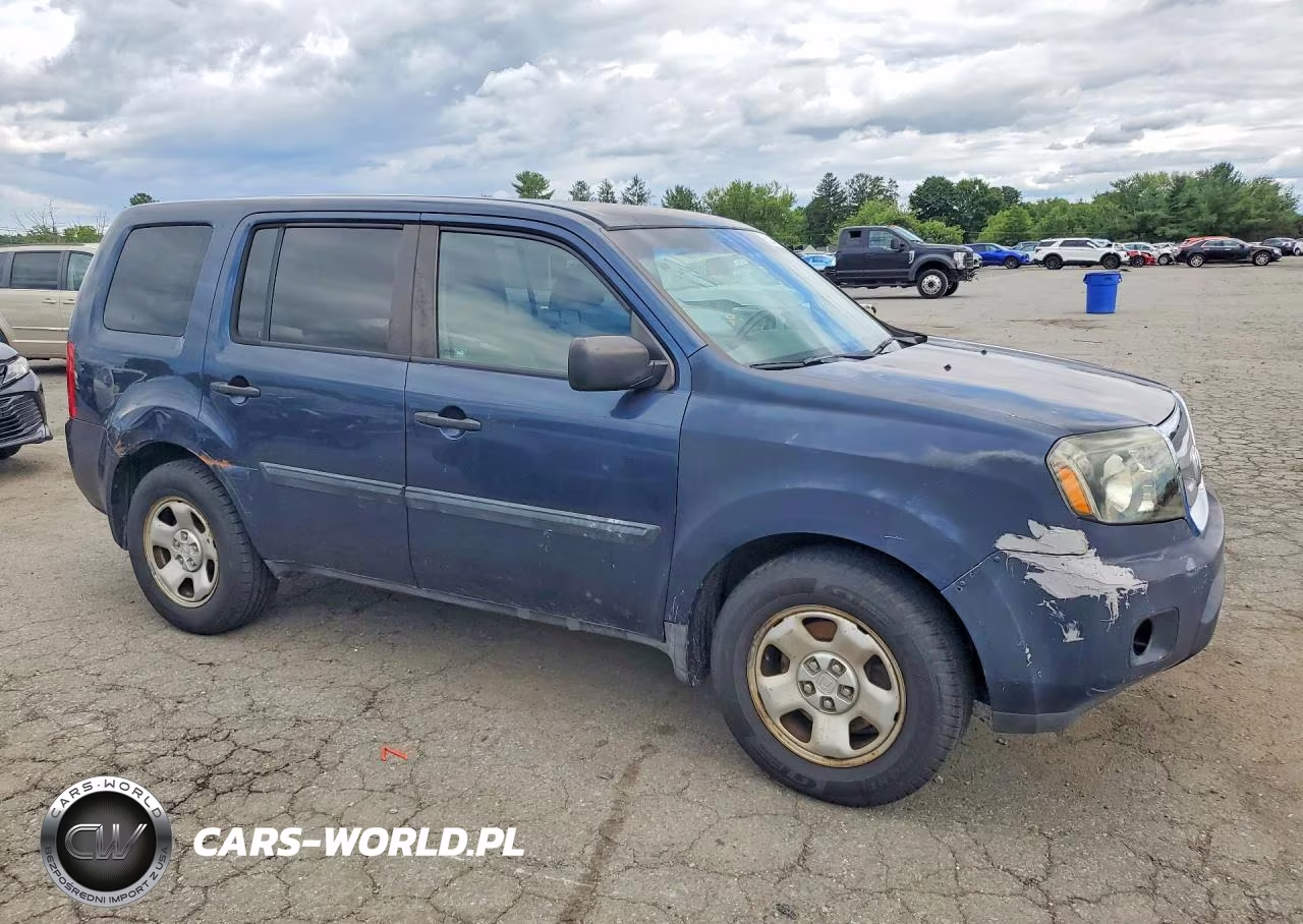 2010 Honda Pilot Lx VIN:5FNYF4H27AB016777 - 4