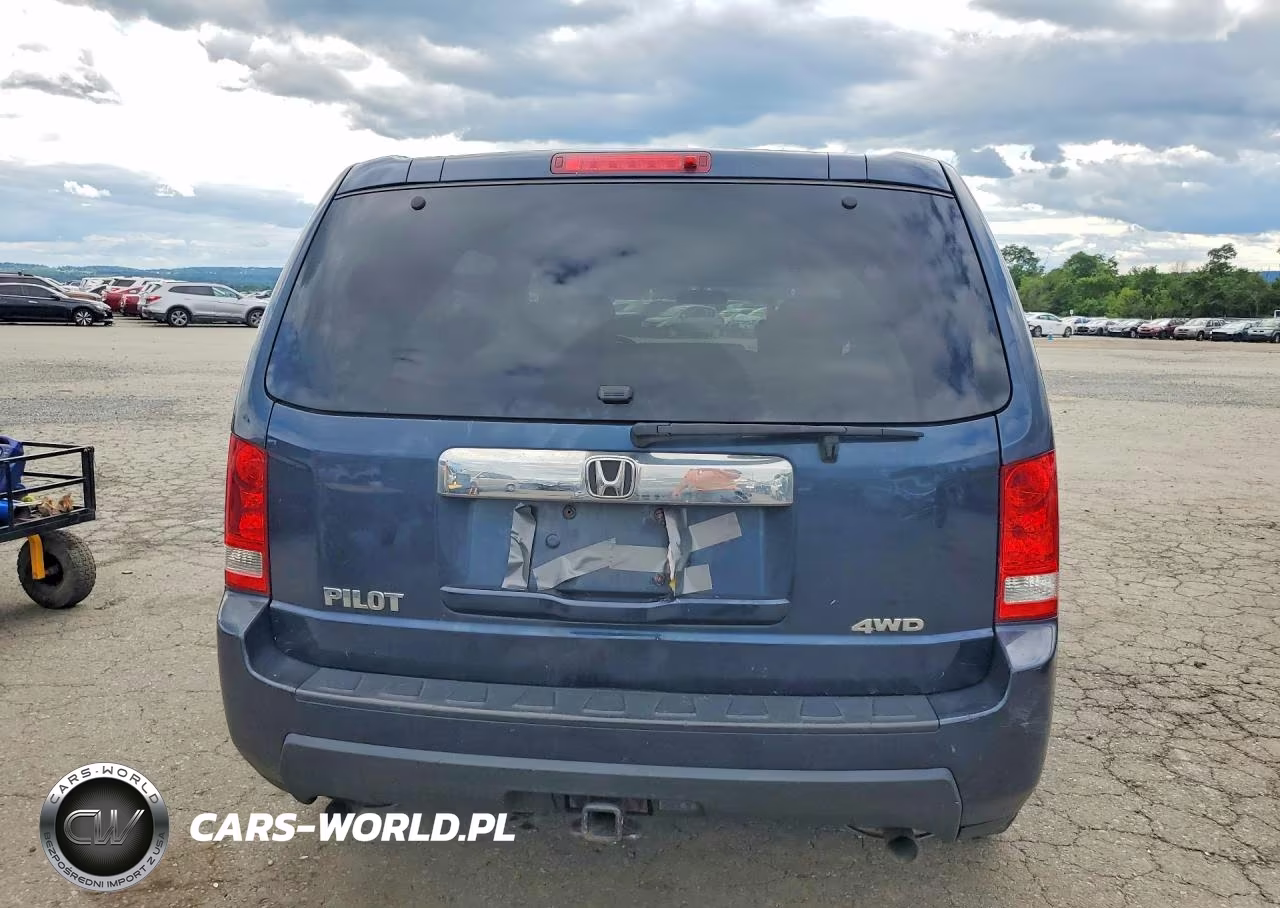 2010 Honda Pilot Lx VIN:5FNYF4H27AB016777 - 6