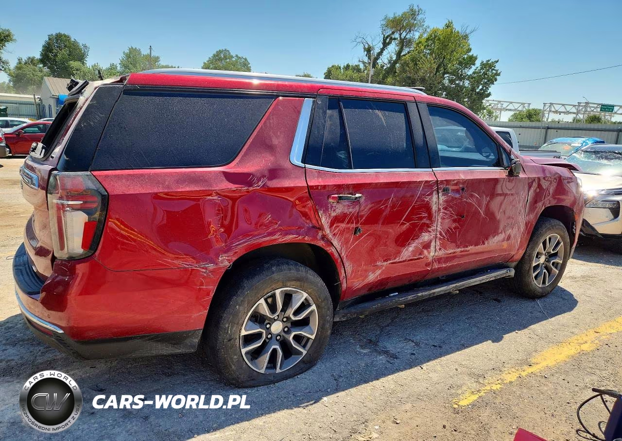 2022 Chevrolet Tahoe K1500 Lt VIN:1GNSKNKD7NR267386 - 3
