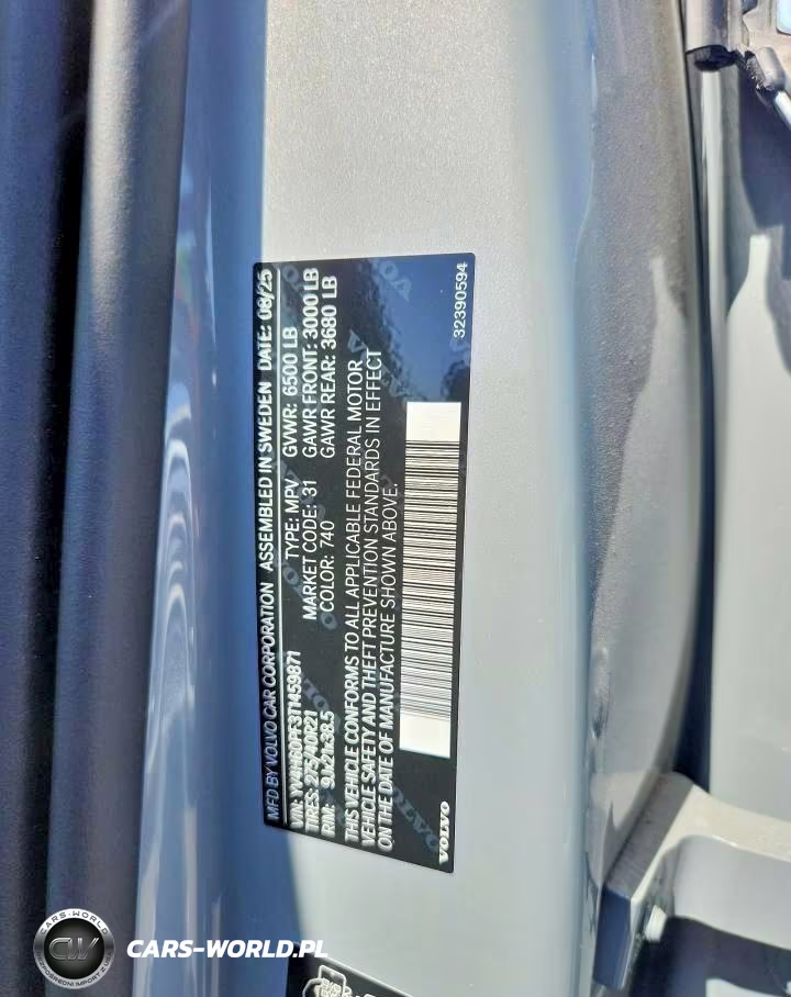 2026 Volvo Xc90 Ultra VIN:YV4H60PF3T1459871 - 13
