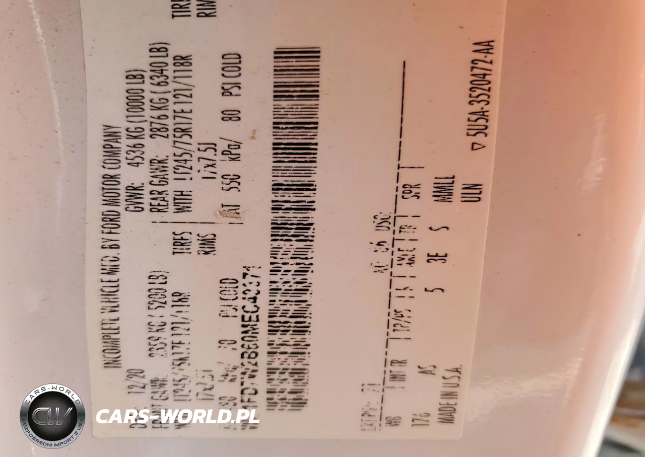 2021 Ford F250 Super Duty VIN:1FD7W2B60MEC43371 - 12