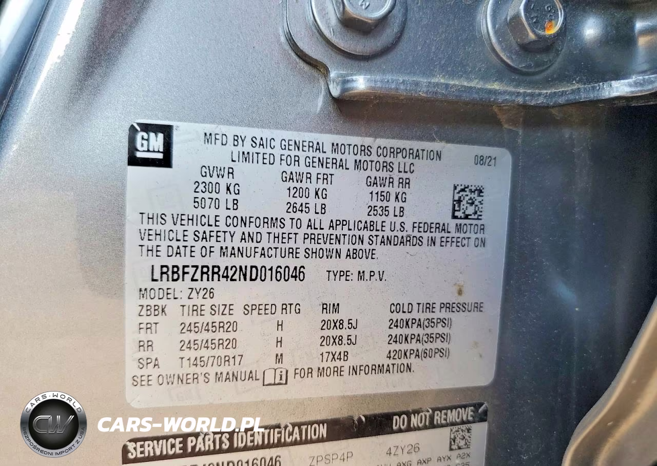 2022 Buick Envision Avenir VIN:LRBFZRR42ND016046 - 12