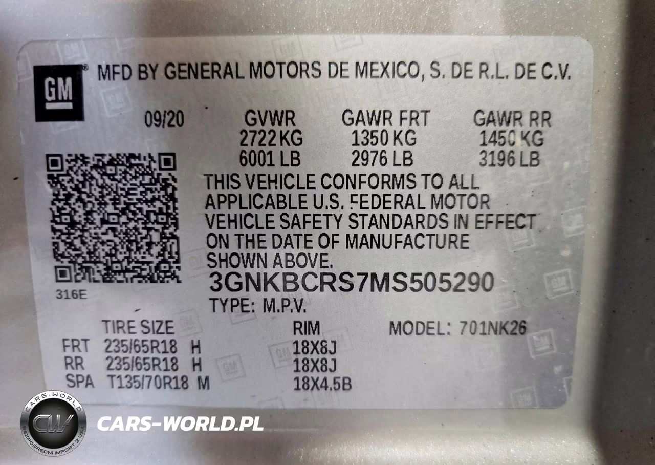 2021 Chevrolet Blazer 2Lt VIN:3GNKBCRS7MS505290 - 12