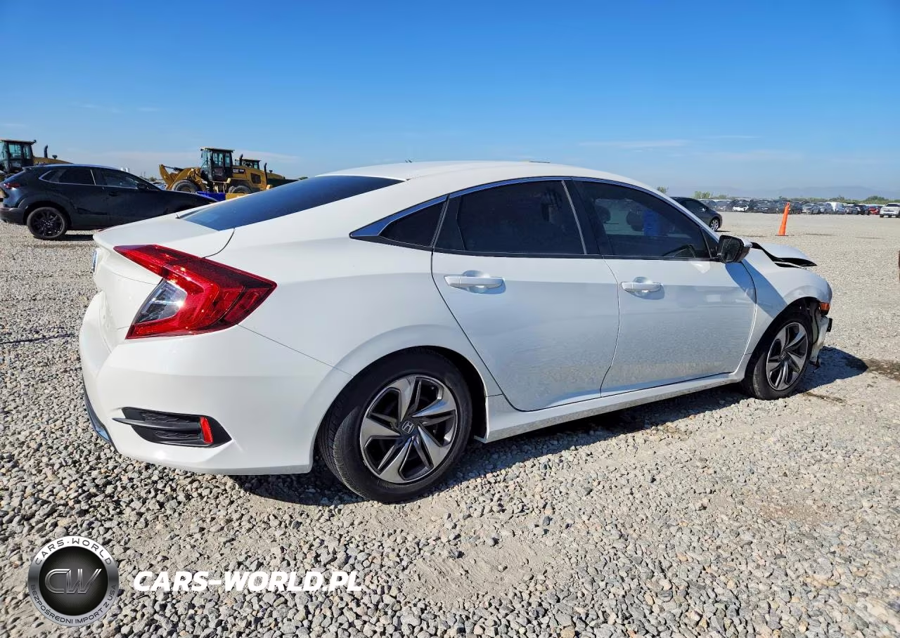 2020 Honda Civic Lx VIN:19XFC2F6XLE012029 - 3