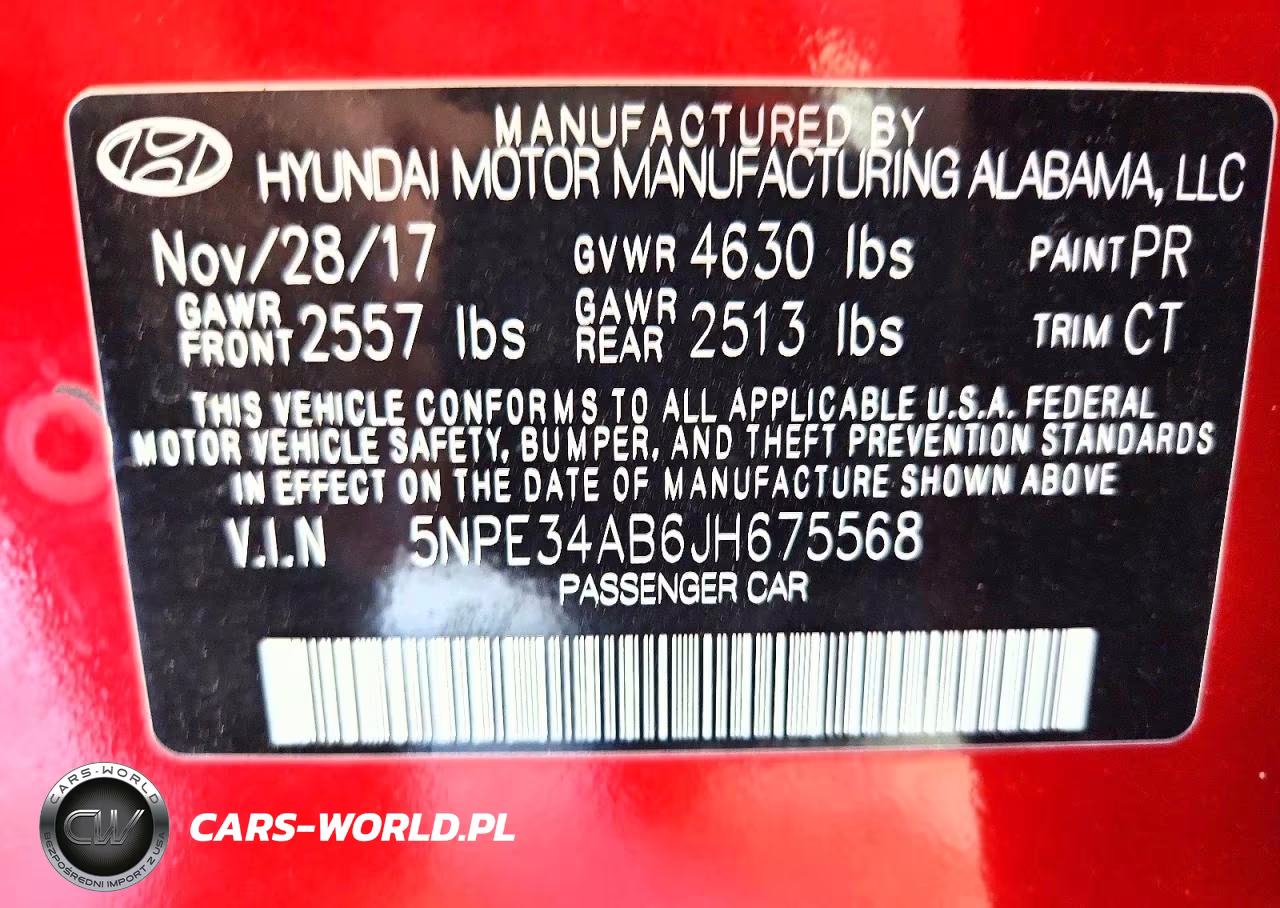 2018 Hyundai Sonata Limited 2.0T VIN:5NPE34AB6JH675568 - 12