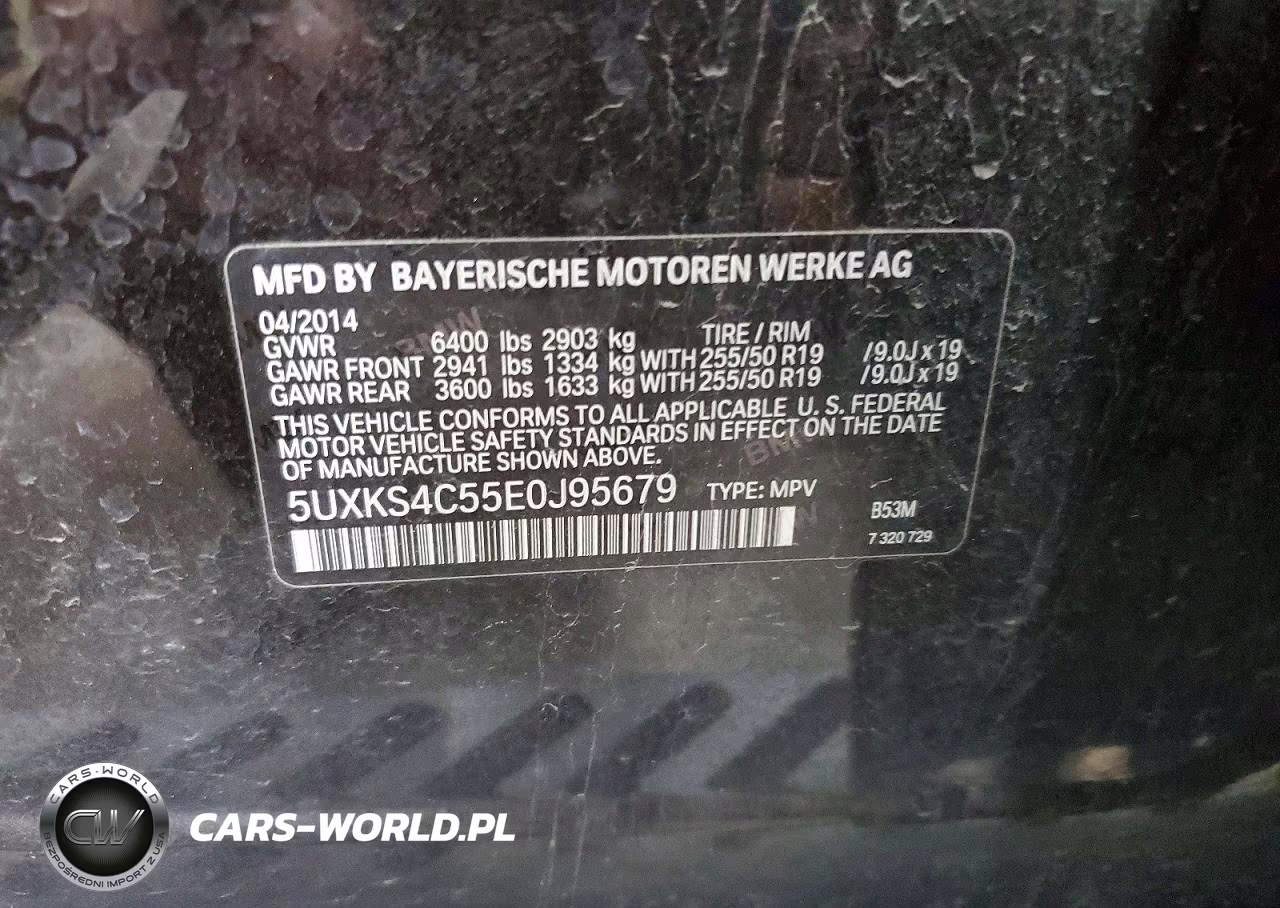 2014 BMW X5 xDrive35D VIN:5UXKS4C55E0J95679 - 13
