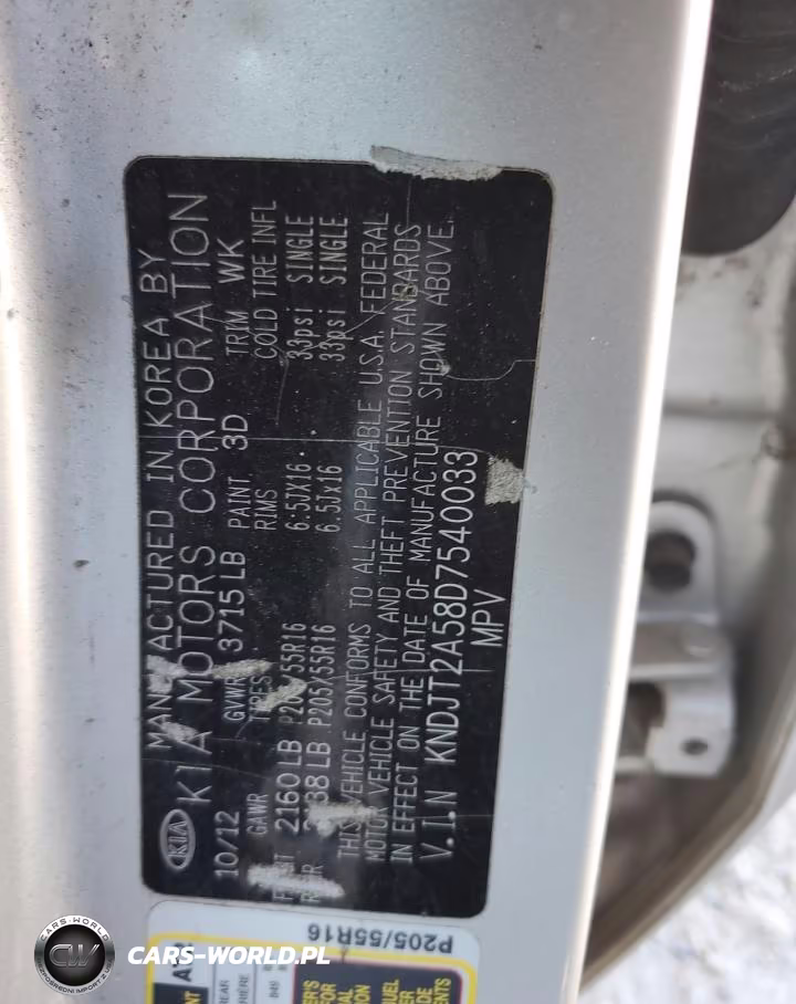 2013 Kia Soul VIN:KNDJT2A58D7540033 - 13