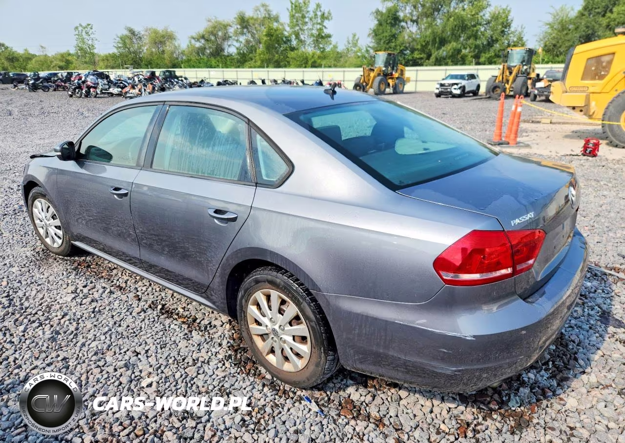 2013 Volkswagen Passat S VIN:1VWAH7A30DC149685 - 2