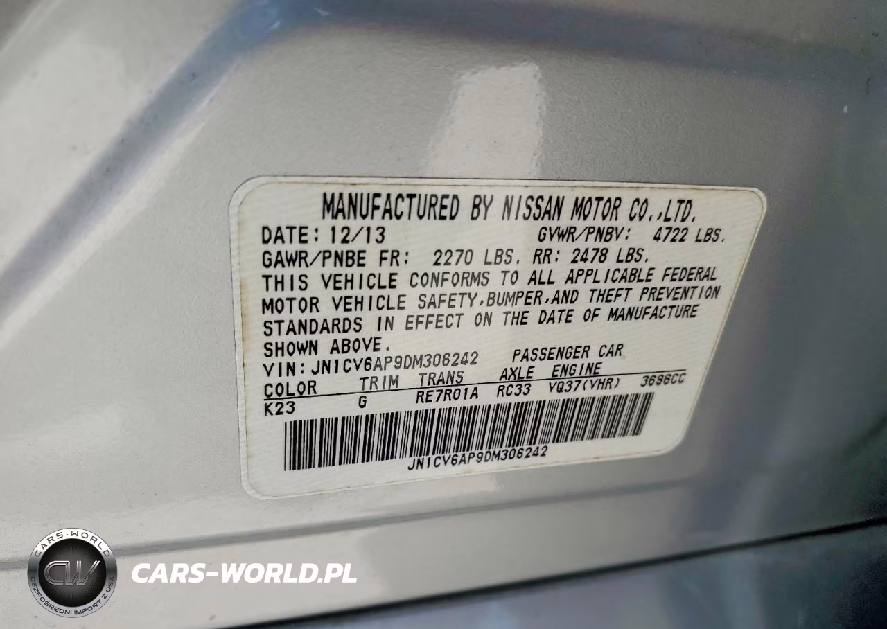 2013 Infiniti G37 Sedan Journey VIN:JN1CV6AP9DM306242 - 12