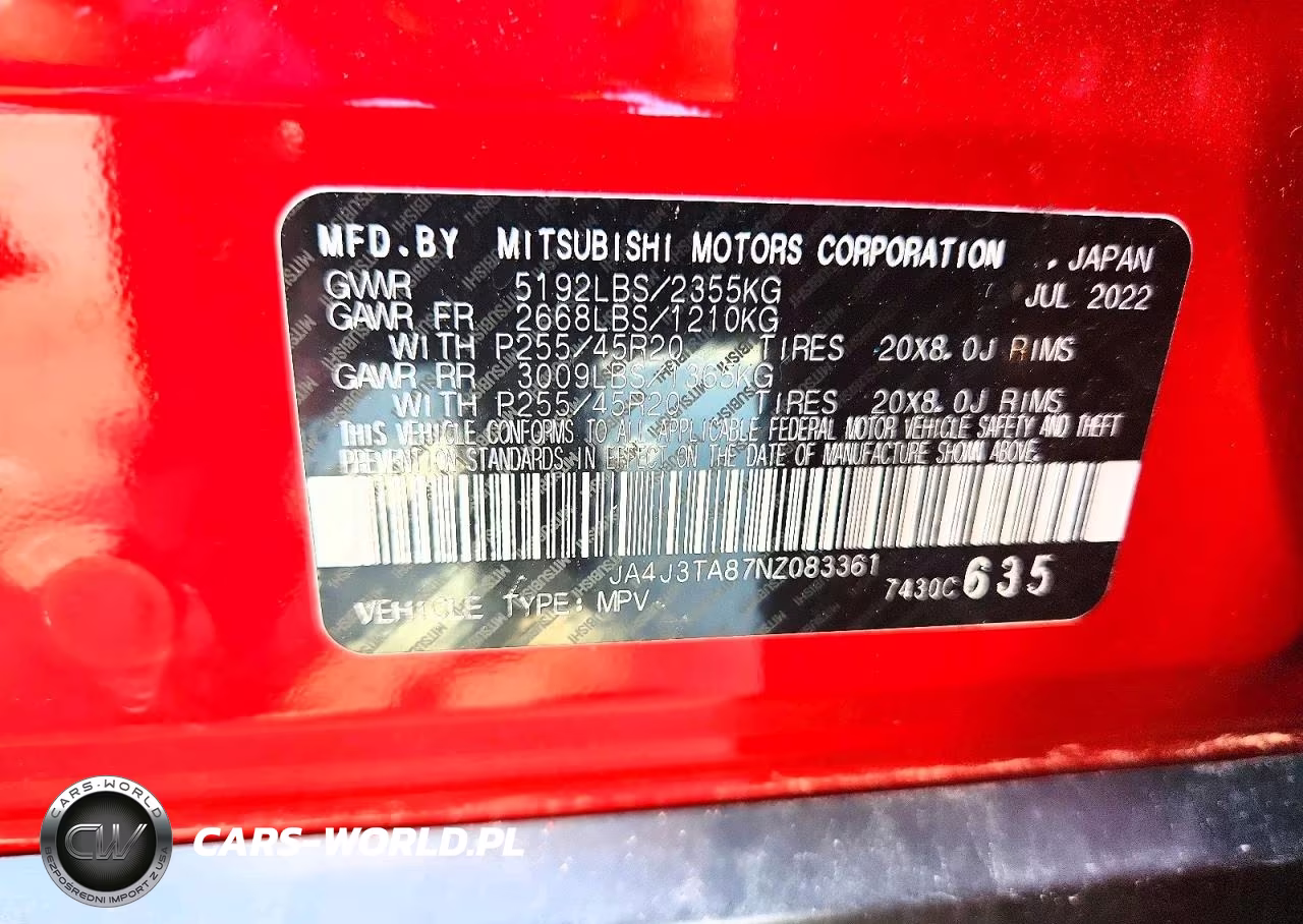 2022 Mitsubishi Outlander Es VIN:JA4J3TA87NZ083361 - 12