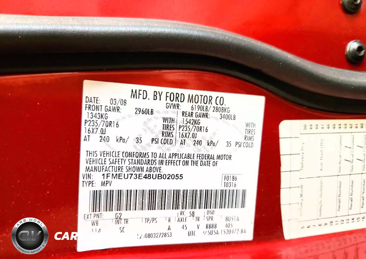 2008 Ford Explorer Xlt VIN:1FMEU73E48UB02055 - 13