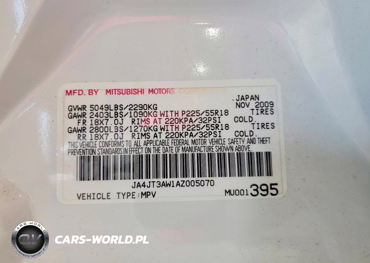 2010 Mitsubishi Outlander Se VIN:JA4JT3AW1AZ005070 - 13