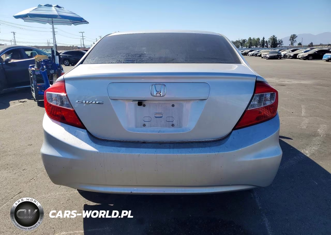 2012 Honda Civic Lx VIN:19XFB2F56CE008716 - 6