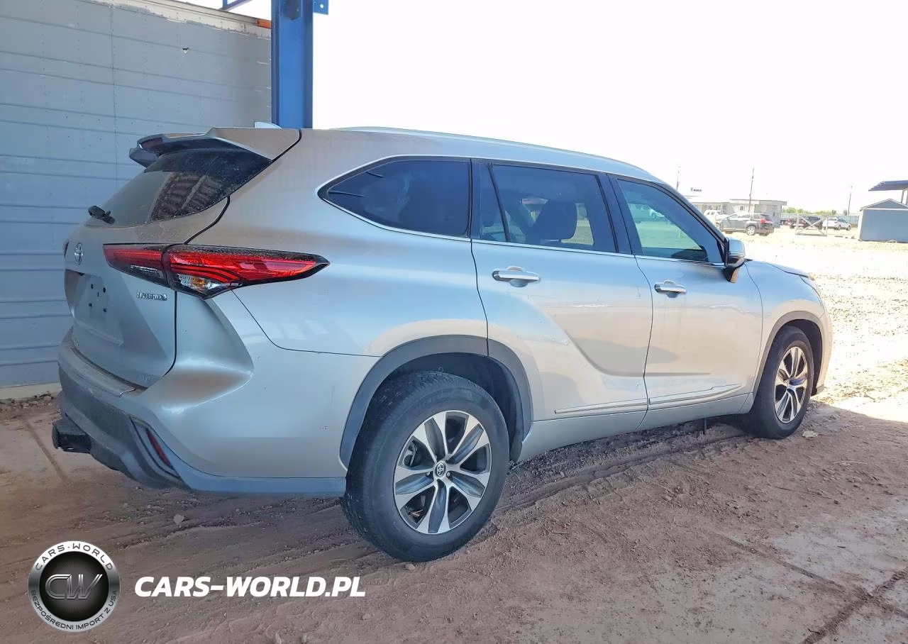 2022 Toyota Highlander Hybrid Xle VIN:5TDGARAH4NS515981 - 3
