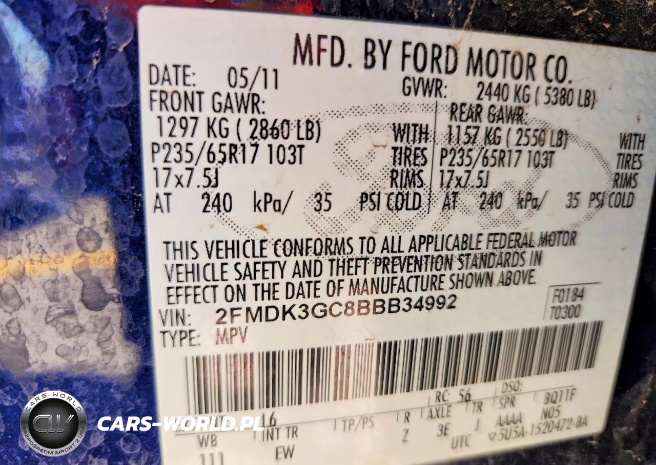 2011 Ford Edge Se VIN:2FMDK3GC8BBB34992 - 13