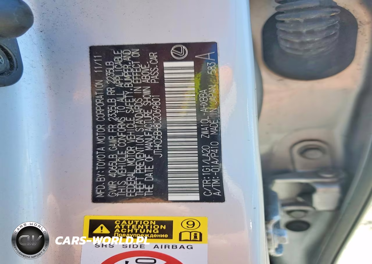 2012 Lexus Ct 200 VIN:JTHKD5BH8C2069801 - 13